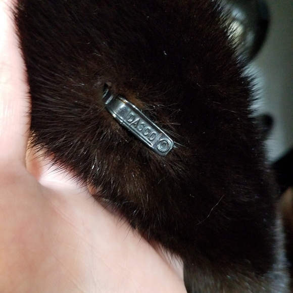 Vintage 1960s mob wife DASCO chocolate Mink fur coat L/XL - Picture 15 of 16